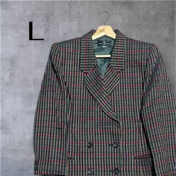 새상품급 블루노 피엘텔리 실크 울 더블 자켓 빈티지 L 상당