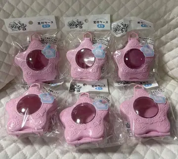 [ 미사용 새상품 ] 세리아 활 창문형 케이스 별 모양 6개 세트 핑크