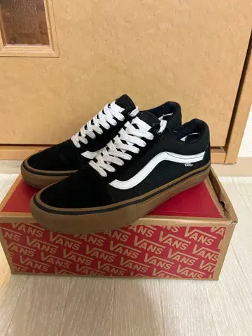 VANS 스니커즈 블랙/화이트