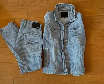 아이즈프론티어 데님 작업복 상하의 세트