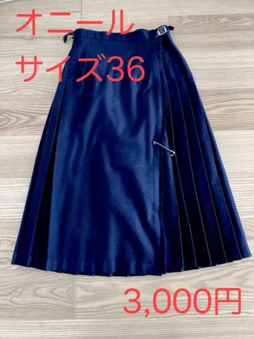 o'neil of Dublin 네이비 플리츠 스커트 사이즈 36