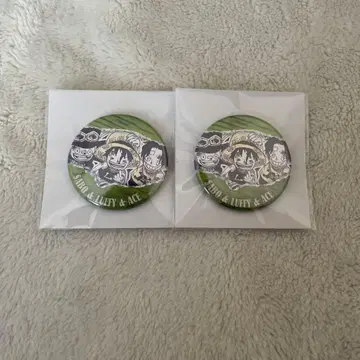 원피스 루피 에이스 사보 어린 시절 캔뱃지 2개 세트