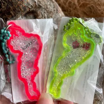 비와코 아크릴 키링