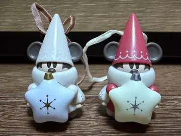 릴린린 캡슐 토이 빨간색 화이트 세트 디즈니 크리스마스