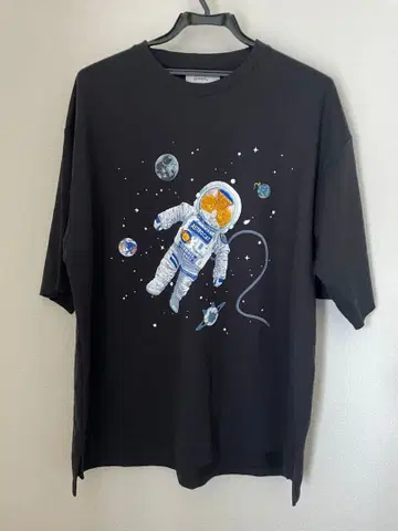 아스트로캣 | 미니쭈리 빅 실루엣 반팔 라이트 맨투맨 L