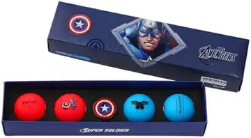 Volvik 어벤져스 볼 세트 4개 마커 포함