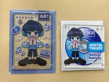 A3! HMV 아크릴 키링 클리어 카드 츠무기