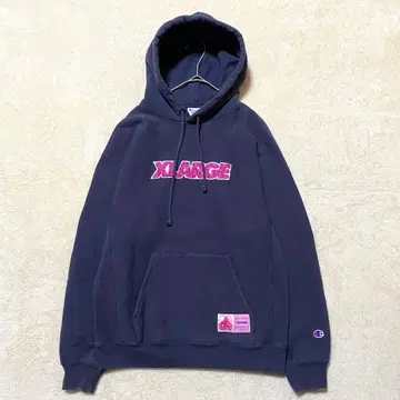 [ 새상품급 ] 챔피온 엑스라지 네이비 후드티 S