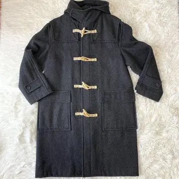 VAN JAC. 더플 코트 헤링본 그레이