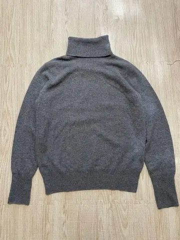 IENA 이에나 캐시미어 100% 터틀넥 니트 그레이