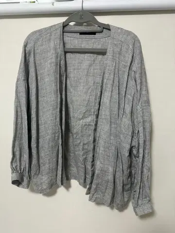 wafu 그레이 노카라 자켓