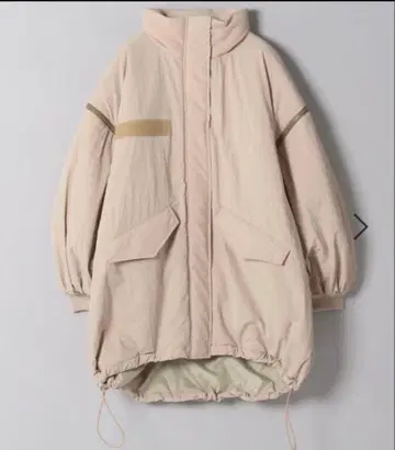 jeanasis 소매 2way m-65 코트 베이지 아우터