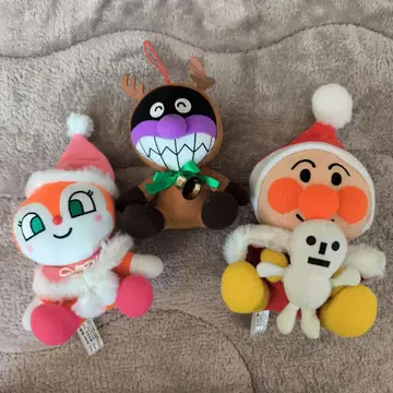 호빵맨의 친구들 크리스마스 봉제 인형