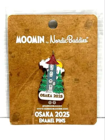 오사카 간사이 만박 EXPO 2025 북유럽관 노르웨이 무민 핀 배지