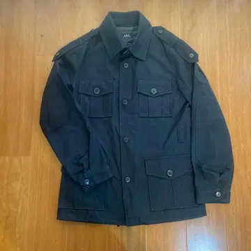 A.P.C. 블랙 밀리터리 자켓 XS