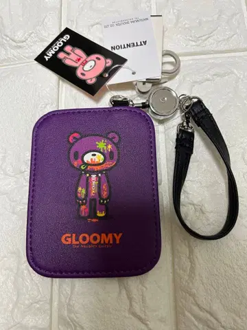 [ 미사용 ] GLOOMY 그루미 패스 케이스 시마무라 아베일 퍼플