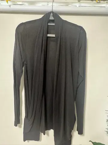 theory 다크 그레이 가디건 사이즈 2 실크 59%