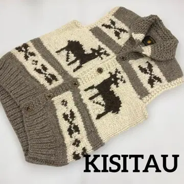 [ KISITAU ] 코위찬 니트 베스트 CANADA #3174