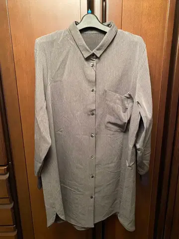 새상품 calma 미니 옷깃 롱 셔츠