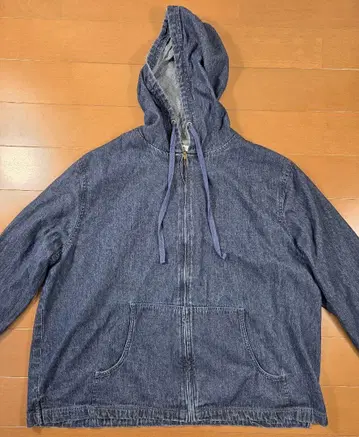 serengeti 얇은 소재 데님 후드티