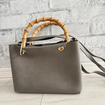 2way 대나무 핸들 토트백 숄더백 대용량 경량