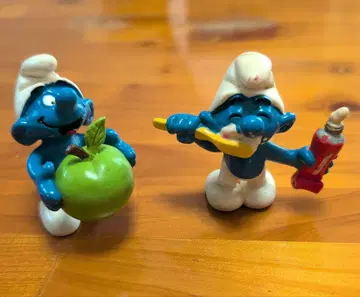 스머프 피규어 묶음 판매