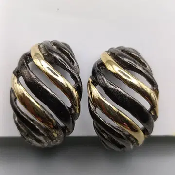 빈티지 귀찌 ~나선형에 깃든 중후한 반짝임~