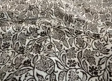 목화 메이지 시대 전후 사라사 원단 2m 1폭 안료