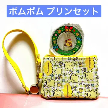 폼폼푸딩 패스 케이스 아크릴 참 세트