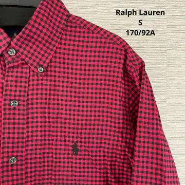 랄프 로렌 긴팔 체크 셔츠