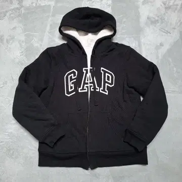 [GAP] 보아 지퍼 후드티 블랙 S 사이즈