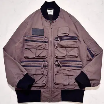 L 상당 다케오 키쿠치 멀티 포켓 필드 자켓 남성용 브라운 3
