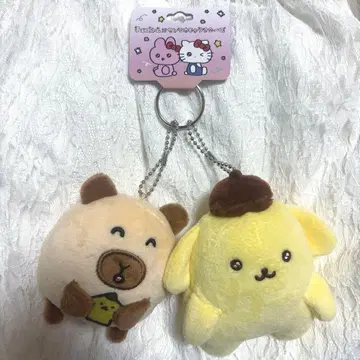 최고심 산리오 popup 봉제 인형 페어 마스코트 폼폼푸딩