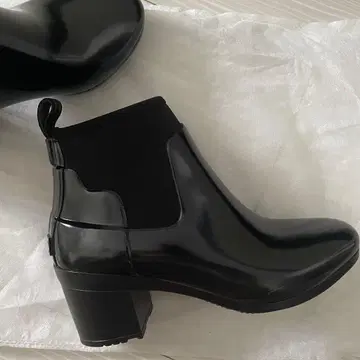 HUNTER 청키힐 레인부츠 23.5cm