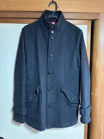 PPFM 울 피코트 L 다크 그레이