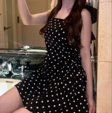 one after another NICE CLAUP 백리본 미니 원피스