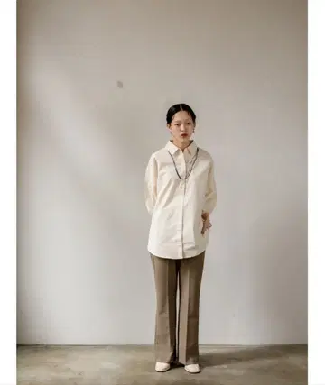 새상품급 agawd 플레어 팬츠 블랙