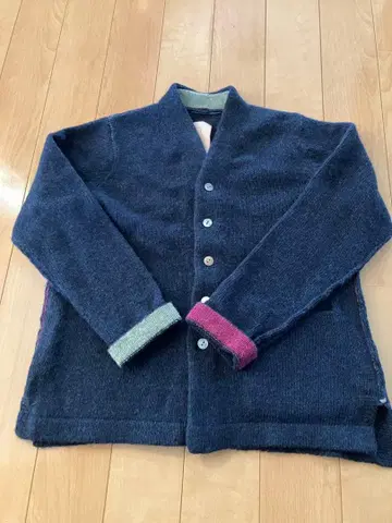 팔라스 팰리스 네이비 니트 가디건