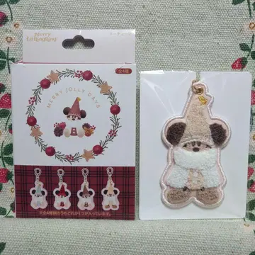 디즈니 릴린린 키체인 화이트 (베이지) 크리스마스 2025