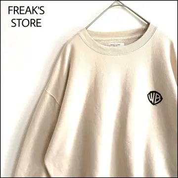 FREAK'S STORE 맨투맨 베이지 오버 사이즈 워너