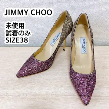 미사용 JIMMYCHOO 글리터 펌프스 그라데이션