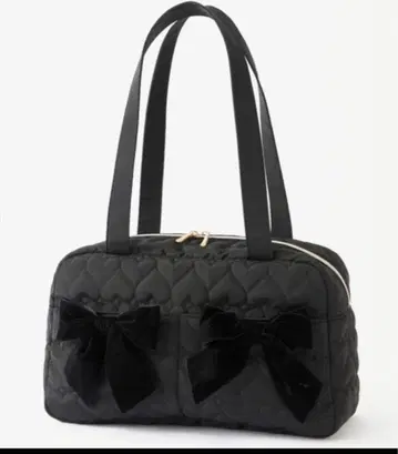 아오키 미사코 시마무라 핸드백 리본 블랙