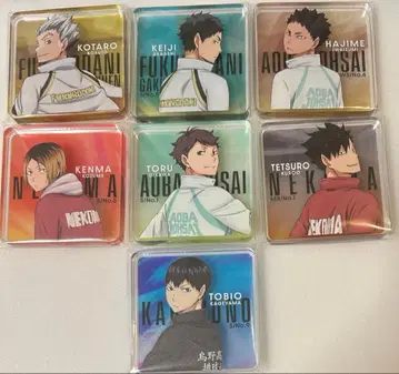 하이큐!! 뒤돌아보기 트레이딩 아크릴 블록