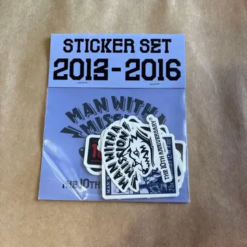 MAN WITH A MISSION 스티커 세트 2013-2016