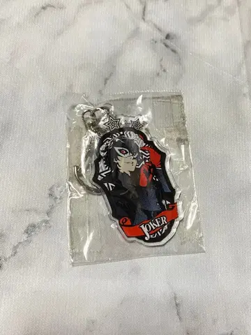 페르소나 5 조커 아케치 고로 엠블럼 아크릴 키링