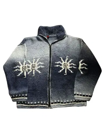 에콰도르 니트 태양 무늬 섀도우