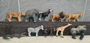 아니아 동물 피규어 10개 세트