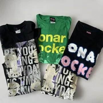 소너 포켓 라이브 T셔츠 4장