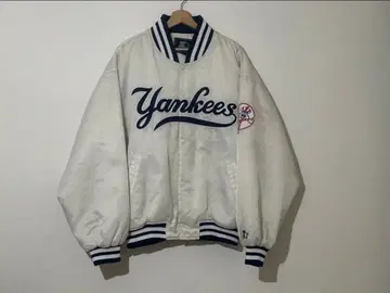 90s STARTER 양키스 나일론 재킷 새틴