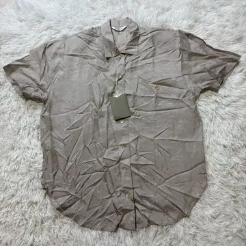 jasmi (자스미) 실크 100% 반팔 셔츠 프리 사이즈 미사용